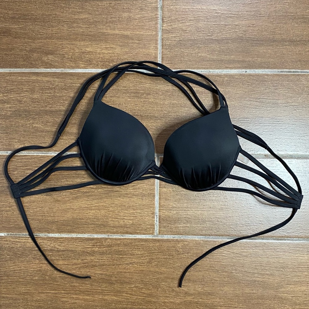 Shade & Shore Black Swim Top